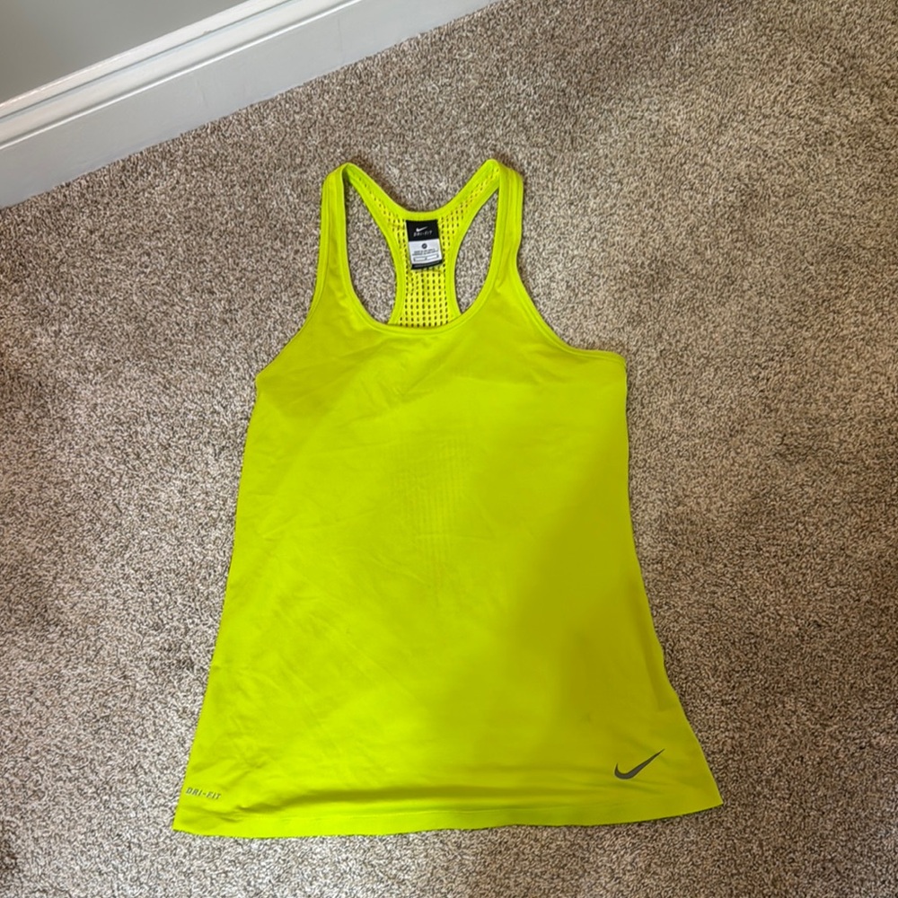 Nike Women's Yellow Tank Top.. excellent condition